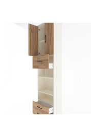 Arges Dolap 5 Raflı 3 Çekmeceli 2 Kapaklı 60x30x243 - S32M036V3A