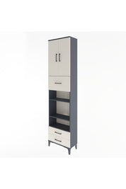 Arges Dolap 5 Raflı 3 Çekmeceli 2 Kapaklı 60x30x243 - S32M036V4A