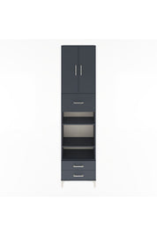Arges Dolap 5 Raflı 3 Çekmeceli 2 Kapaklı 60x30x243 - S32M036V5A