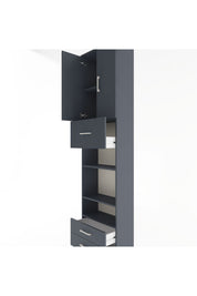 Arges Dolap 5 Raflı 3 Çekmeceli 2 Kapaklı 60x30x243 - S32M036V5A
