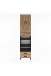 Arges Dolap 5 Raflı 3 Çekmeceli 2 Kapaklı 60x30x243 - S32M036V6A