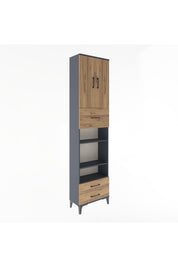 Arges Dolap 5 Raflı 3 Çekmeceli 2 Kapaklı 60x30x243 - S32M036V6A