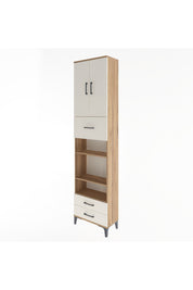 Arges Dolap 5 Raflı 3 Çekmeceli 2 Kapaklı 60x30x243 - S32M036V7A