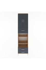 Arges Dolap 5 Raflı 3 Çekmeceli 2 Kapaklı 60x30x243 - S32M036V8A