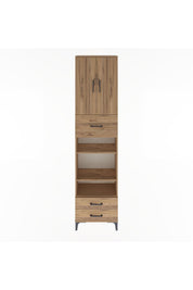 Arges Dolap 5 Raflı 3 Çekmeceli 2 Kapaklı 60x30x243 - S32M036V9A