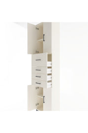 Arges Dolap 3 Raflı 4 Çekmeceli 4 Kapaklı 60x30x243 - S32M037V1A