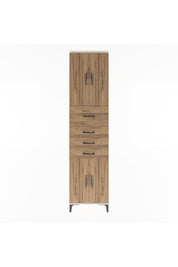 Arges Dolap 3 Raflı 4 Çekmeceli 4 Kapaklı 60x30x243 - S32M037V3A