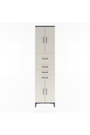 Arges Dolap 3 Raflı 4 Çekmeceli 4 Kapaklı 60x30x243 - S32M037V4A