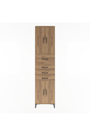Arges Dolap 3 Raflı 4 Çekmeceli 4 Kapaklı 60x30x243 - S32M037V9A