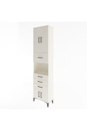 Arges Dolap 3 Raflı 4 Çekmeceli 4 Kapaklı 60x30x243 - S32M038V1A