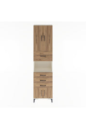 Arges Dolap 3 Raflı 4 Çekmeceli 4 Kapaklı 60x30x243 - S32M038V3A