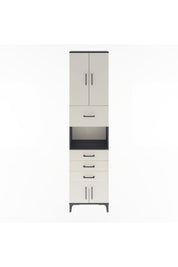 Arges Dolap 3 Raflı 4 Çekmeceli 4 Kapaklı 60x30x243 - S32M038V4A