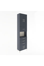 Arges Dolap 3 Raflı 4 Çekmeceli 4 Kapaklı 60x30x243 - S32M038V5A