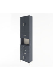 Arges Dolap 3 Raflı 4 Çekmeceli 4 Kapaklı 60x30x243 - S32M038V5A