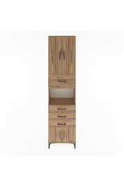 Arges Dolap 3 Raflı 4 Çekmeceli 4 Kapaklı 60x30x243 - S32M038V9A