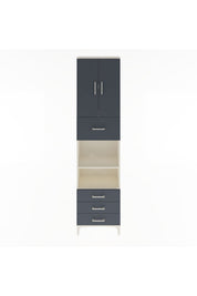 Arges Dolap 4 Raflı 4 Çekmeceli 2 Kapaklı 60x30x243 - S32M039V2A