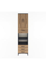Arges Dolap 4 Raflı 4 Çekmeceli 2 Kapaklı 60x30x243 - S32M039V6A