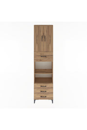 Arges Dolap 4 Raflı 4 Çekmeceli 2 Kapaklı 60x30x243 - S32M039V9A