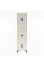 Arges Dolap 3 Raflı 5 Çekmeceli 4 Kapaklı 60x30x243 - S32M040V1A