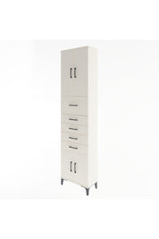 Arges Dolap 3 Raflı 5 Çekmeceli 4 Kapaklı 60x30x243 - S32M040V1A