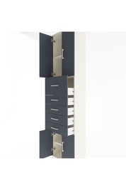 Arges Dolap 3 Raflı 5 Çekmeceli 4 Kapaklı 60x30x243 - S32M040V2A