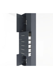 Arges Dolap 3 Raflı 5 Çekmeceli 4 Kapaklı 60x30x243 - S32M040V5A