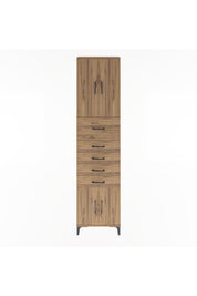 Arges Dolap 3 Raflı 5 Çekmeceli 4 Kapaklı 60x30x243 - S32M040V9A