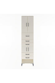 Arges Dolap 3 Raflı 5 Çekmeceli 4 Kapaklı 60x30x243 - S32M041V1A