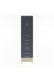 Arges Dolap 3 Raflı 5 Çekmeceli 4 Kapaklı 60x30x243 - S32M041V2A