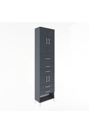 Arges Dolap 3 Raflı 5 Çekmeceli 4 Kapaklı 60x30x243 - S32M041V5A