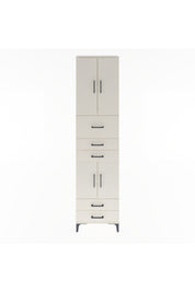 Arges Dolap 4 Raflı 5 Çekmeceli 4 Kapaklı 60x30x243 - S32M042V1A