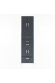 Arges Dolap 4 Raflı 5 Çekmeceli 4 Kapaklı 60x30x243 - S32M042V2A