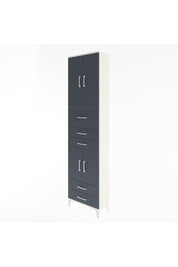 Arges Dolap 4 Raflı 5 Çekmeceli 4 Kapaklı 60x30x243 - S32M042V2A