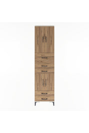 Arges Dolap 4 Raflı 5 Çekmeceli 4 Kapaklı 60x30x243 - S32M042V3A