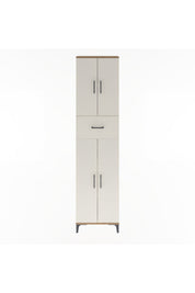 Arges Dolap 4 Raflı Tek Çekmeceli 4 Kapaklı 60x30x243 - S32M005V7A