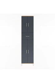 Arges Dolap 4 Raflı Tek Çekmeceli 4 Kapaklı 60x30x243 - S32M005V8A