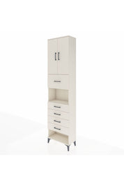 Arges Dolap 3 Raflı 5 Çekmeceli 2 Kapaklı 60x30x243 - S32M043V1A
