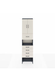 Arges Dolap 3 Raflı 5 Çekmeceli 2 Kapaklı 60x30x243 - S32M043V4A