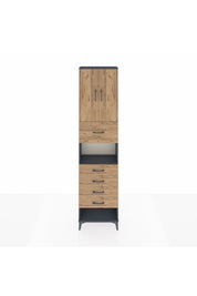 Arges Dolap 3 Raflı 5 Çekmeceli 2 Kapaklı 60x30x243 - S32M043V6A