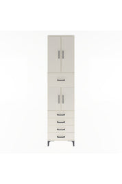 Arges Dolap 4 Raflı 5 Çekmeceli 4 Kapaklı 60x30x243 - S32M044V1A