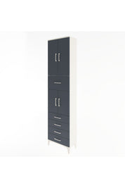 Arges Dolap 4 Raflı 5 Çekmeceli 4 Kapaklı 60x30x243 - S32M044V2A