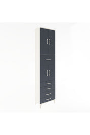 Arges Dolap 4 Raflı 5 Çekmeceli 4 Kapaklı 60x30x243 - S32M044V2A