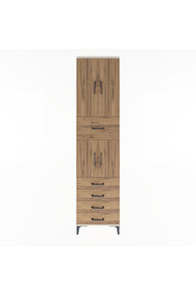 Arges Dolap 4 Raflı 5 Çekmeceli 4 Kapaklı 60x30x243 - S32M044V3A