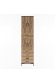 Arges Dolap 4 Raflı 5 Çekmeceli 4 Kapaklı 60x30x243 - S32M044V6A