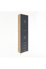 Arges Dolap 4 Raflı 5 Çekmeceli 4 Kapaklı 60x30x243 - S32M044V8A