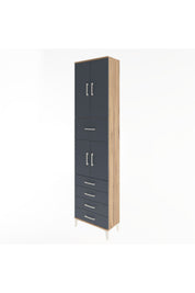 Arges Dolap 4 Raflı 5 Çekmeceli 4 Kapaklı 60x30x243 - S32M044V8A