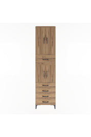 Arges Dolap 4 Raflı 5 Çekmeceli 4 Kapaklı 60x30x243 - S32M044V9A