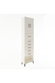 Arges Dolap 2 Raflı 6 Çekmeceli 2 Kapaklı 60x30x243 - S32M045V1A