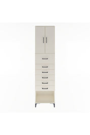 Arges Dolap 2 Raflı 6 Çekmeceli 2 Kapaklı 60x30x243 - S32M045V1A