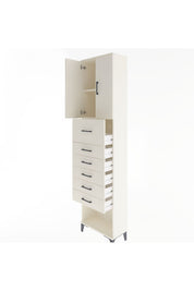 Arges Dolap 2 Raflı 6 Çekmeceli 2 Kapaklı 60x30x243 - S32M045V1A